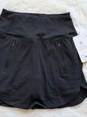 Women's Black Athleta Fairway Golf Skirt 16" Size XXS